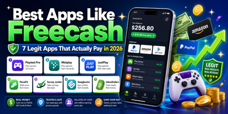 Best Apps Like Freecash in 2026: 7 Legit Reward Apps That Actually Pay