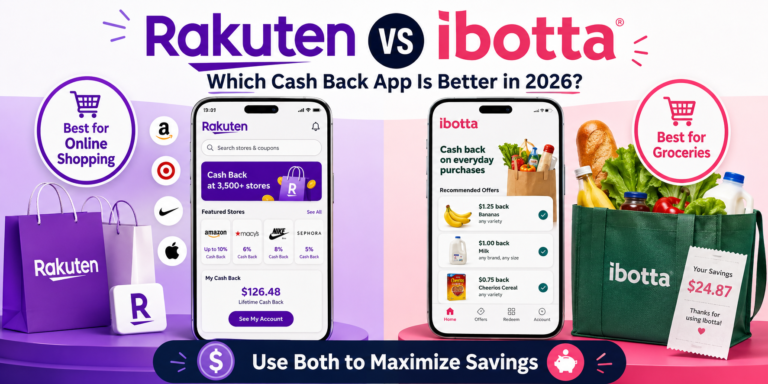 Rakuten vs Ibotta: Which Cash Back App Is Better in 2026?