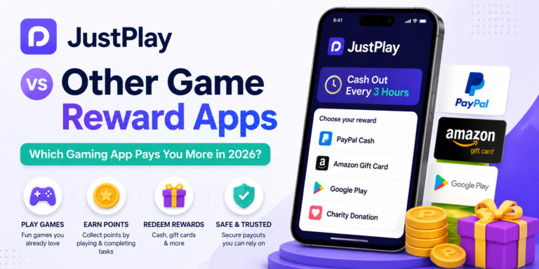 JustPlay vs Other Game Reward Apps — Is It the Best Gaming Rewards App in 2026?