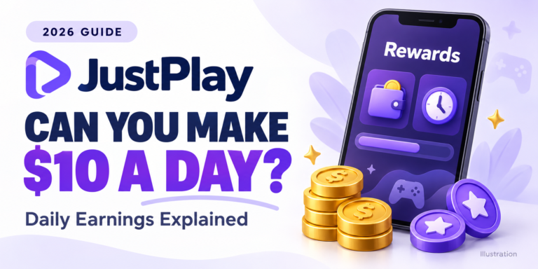 Can You Make $10 a Day on JustPlay? 2026 Earnings Guide
